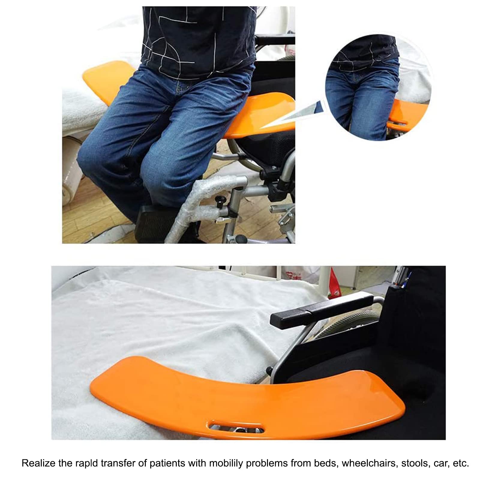 Tavola di trasferimento per vetrini, Tavola di trasferimento per Sedile paziente con Maniglie, per Letto, Auto, utenti su Sedia a rotelle, Anziani, Anziani