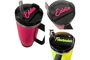 Personalized Neon Stanley Accessories: The Neon Quencher Stanl-y Cup Name Plate