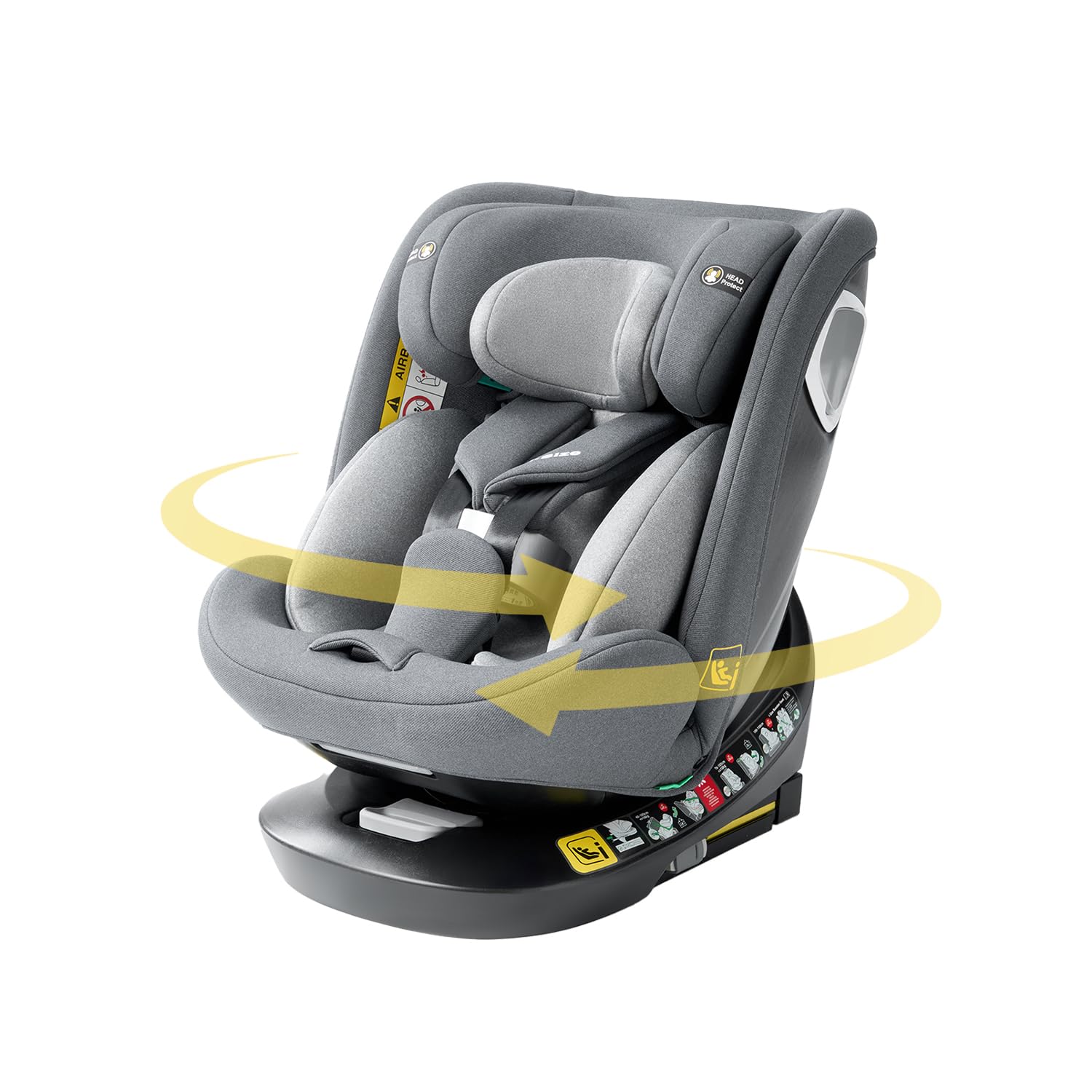 Amazon | HZDMJ チャイルドシート ISOFIX固定 R129適合 i-size 新生児