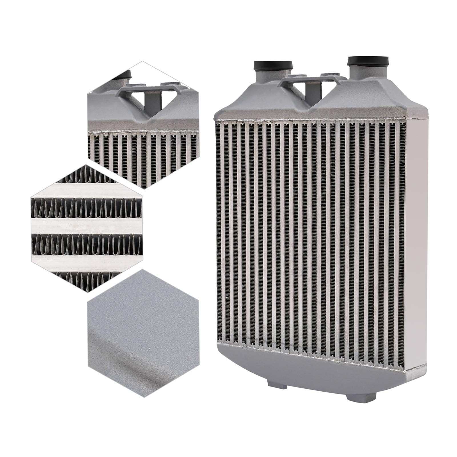 Chłodnica turbiny Wymiennik doładowania Uniwersalny Samochodowy Układ Chłodzenia 60 Psi Typ Rury Przedniej Intercooler Turbina Chłodzenie Powietrzem Obciążonym W Celu Rozproszenia Ciepła
