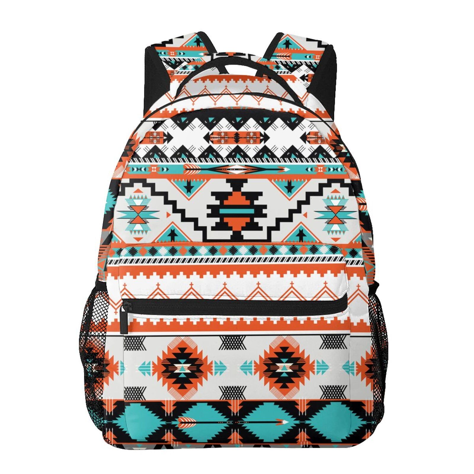 HKHEHOP Aztec Western Tribal Backpack For School Laptop Bags Bookbag Big Casual Daypack For Student Girls Boys Kids Teens Travel Sports Work
