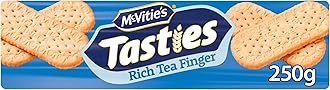 Tasties Rich Tea Finger Biscuits, 250 g (Pack of 1)