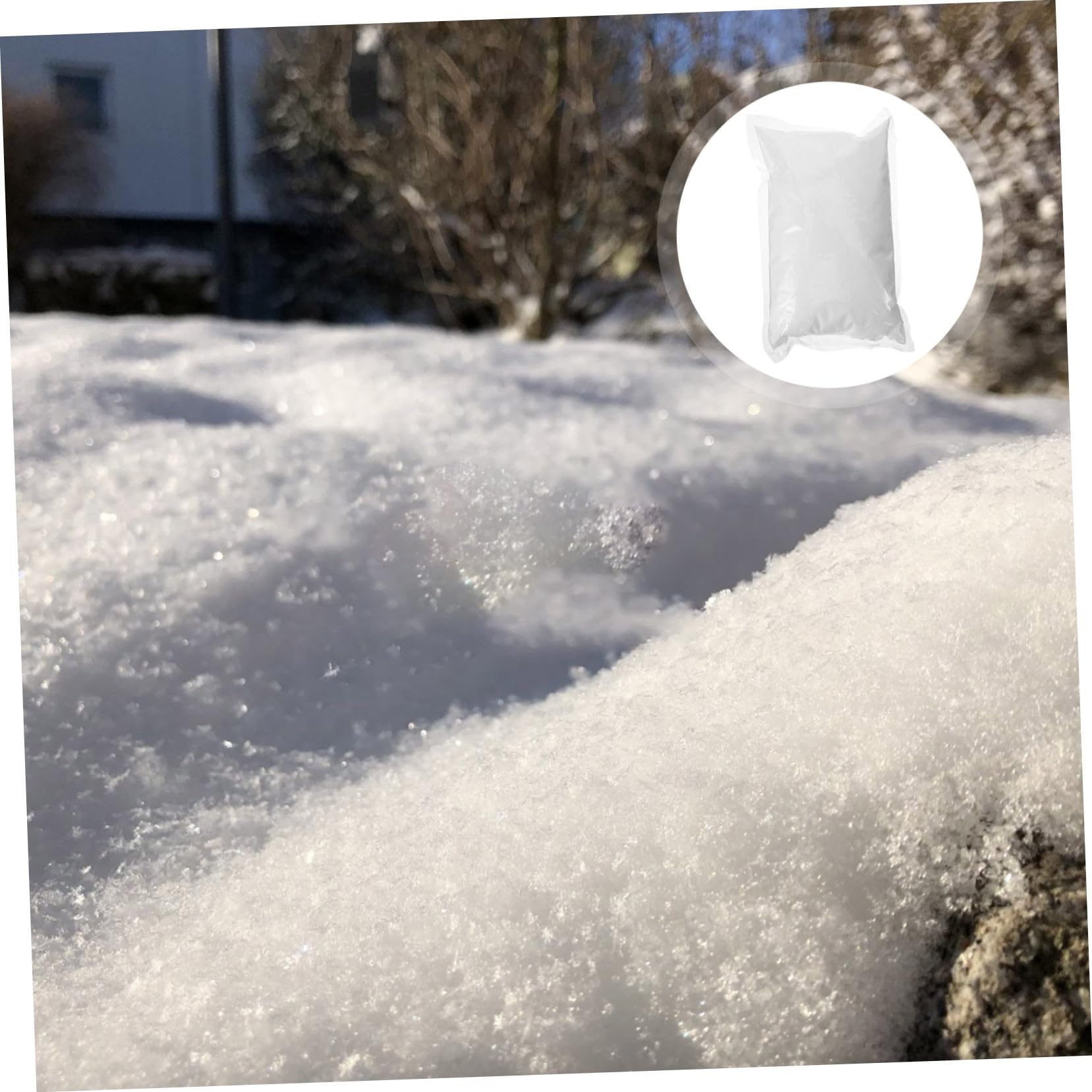 Toyvian Agente para Descongelar Carreteras, 1kg, Derretimiento Rápido de Nieve y Hielo, Uso en Vías y Distintos Lugares