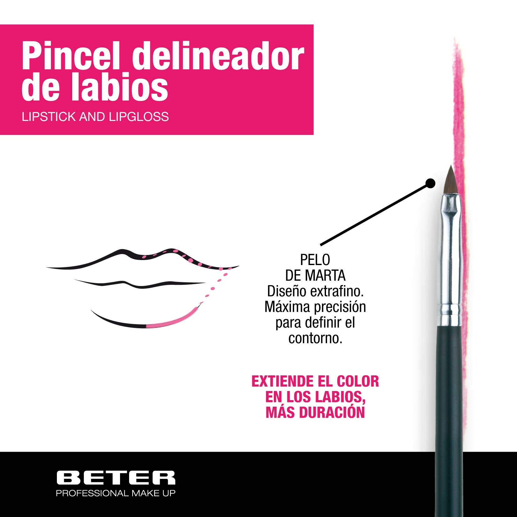 BETER - BRUSH lip liner 1 pz-unisex