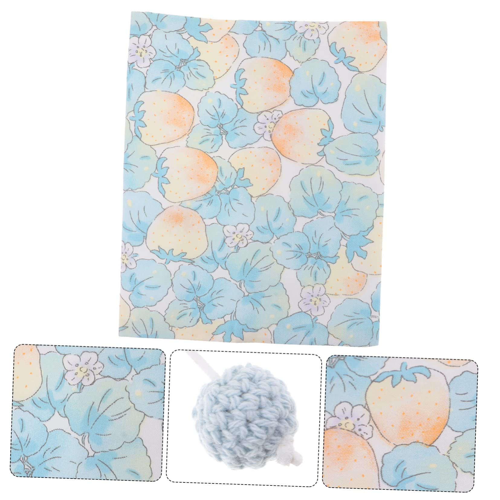 NUOBESTY 5pièces Housse De Réutilisable Décorative Pour Carnet Couverture Résistante Aux Déchirures Design Fraise Facile à Utiliser