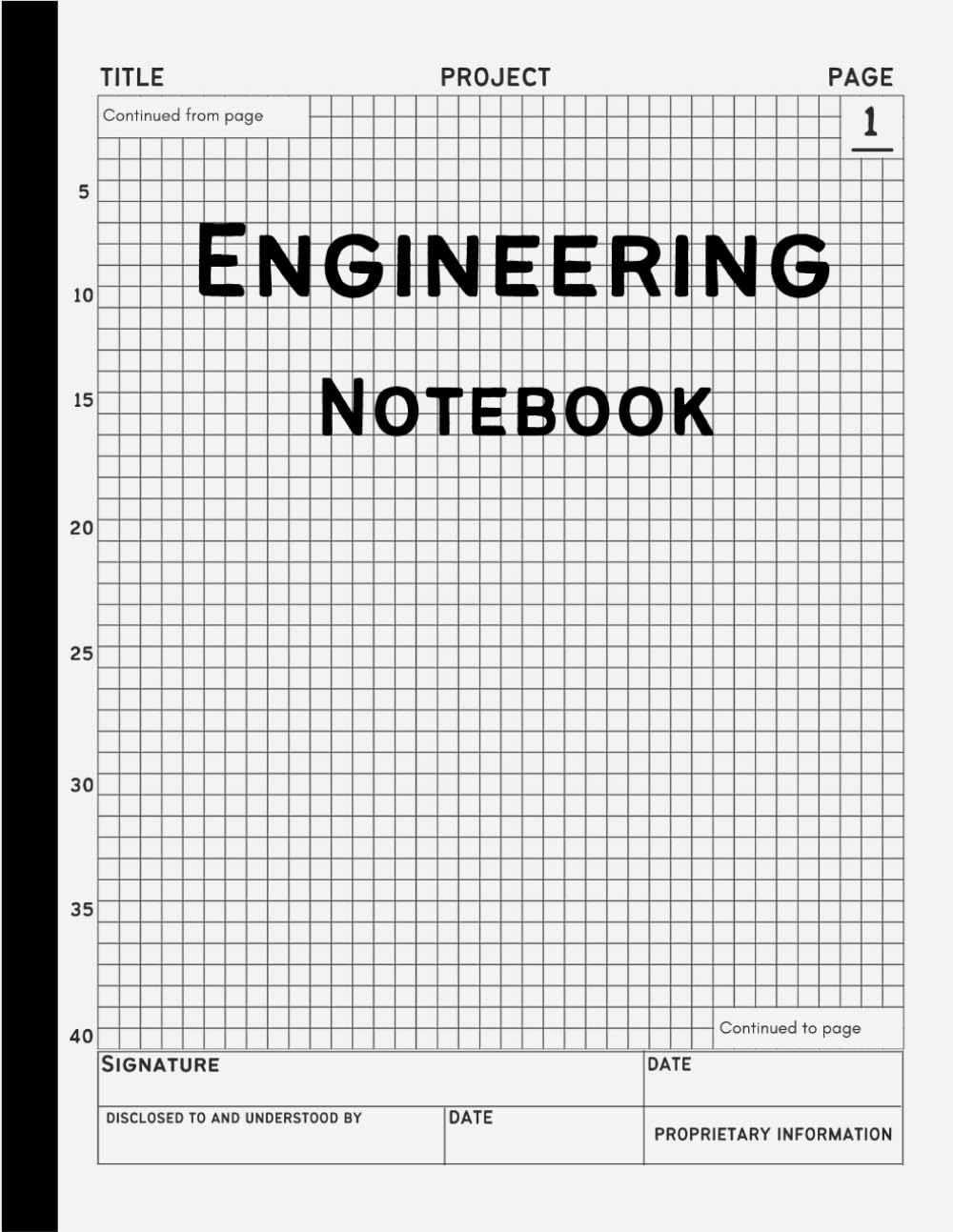 Engineering Notebook: 160+ Pages Grid Format, Engineer Lab Quadrille Graph Paper ,Math, Engineering Math Physics ,Space Science Technology, Graph ... Student, Architect, Scientist, Designer Paperback – November 27, 2021