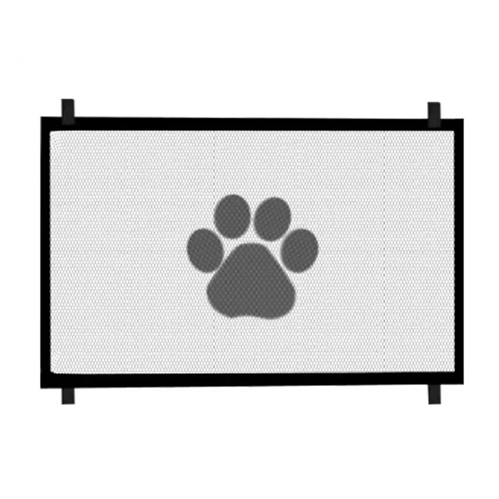 Expandable Safety Wide Pet Gate Folding Fence Net Easy Installtion(White,180cm)