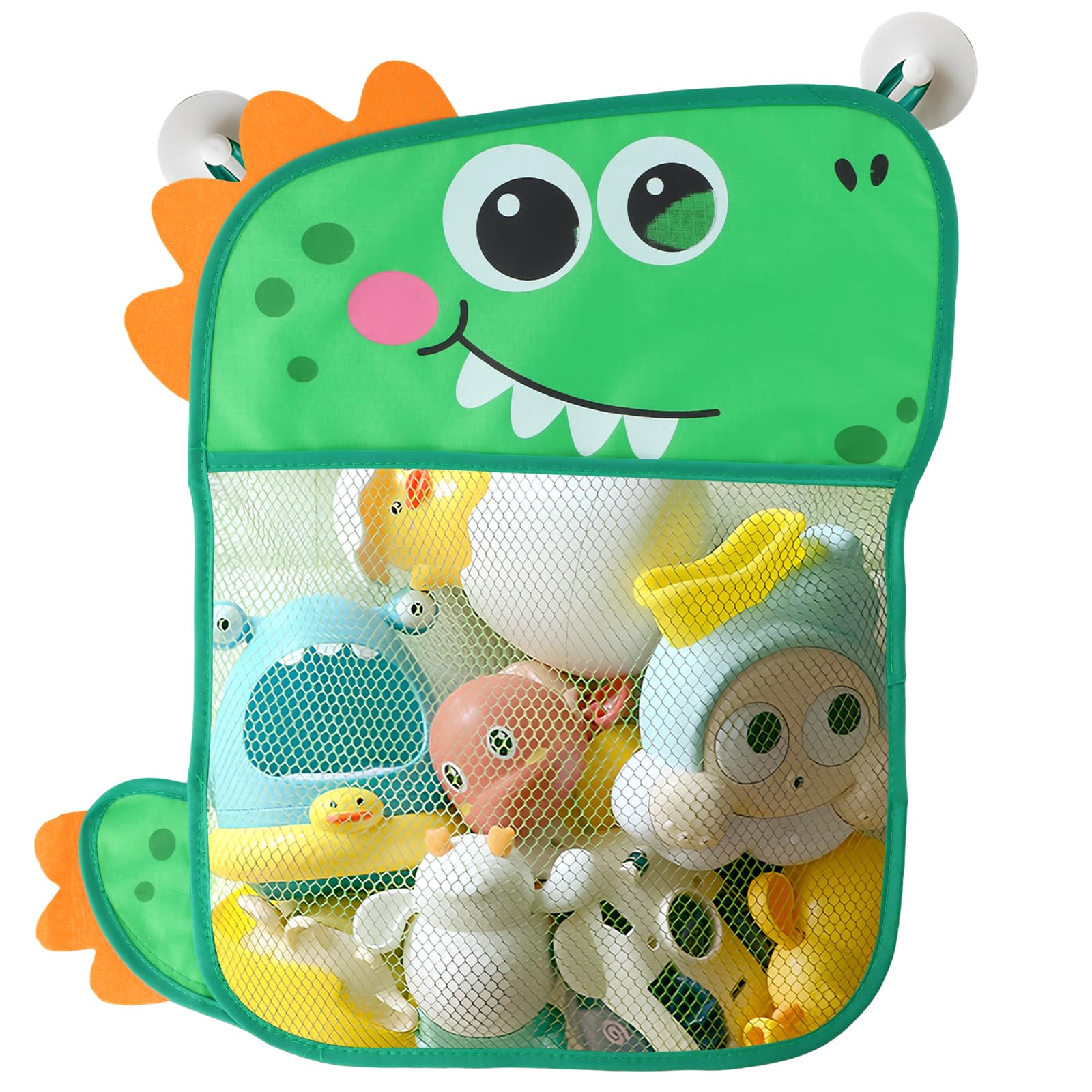 Dewocke Almacenamiento de Juguete de Cuarto de Baño con Ventosa, Organizador de Juguete de Baño, Red de Almacenamiento Bolsa de Juguete para Cuarto de baño y bañera