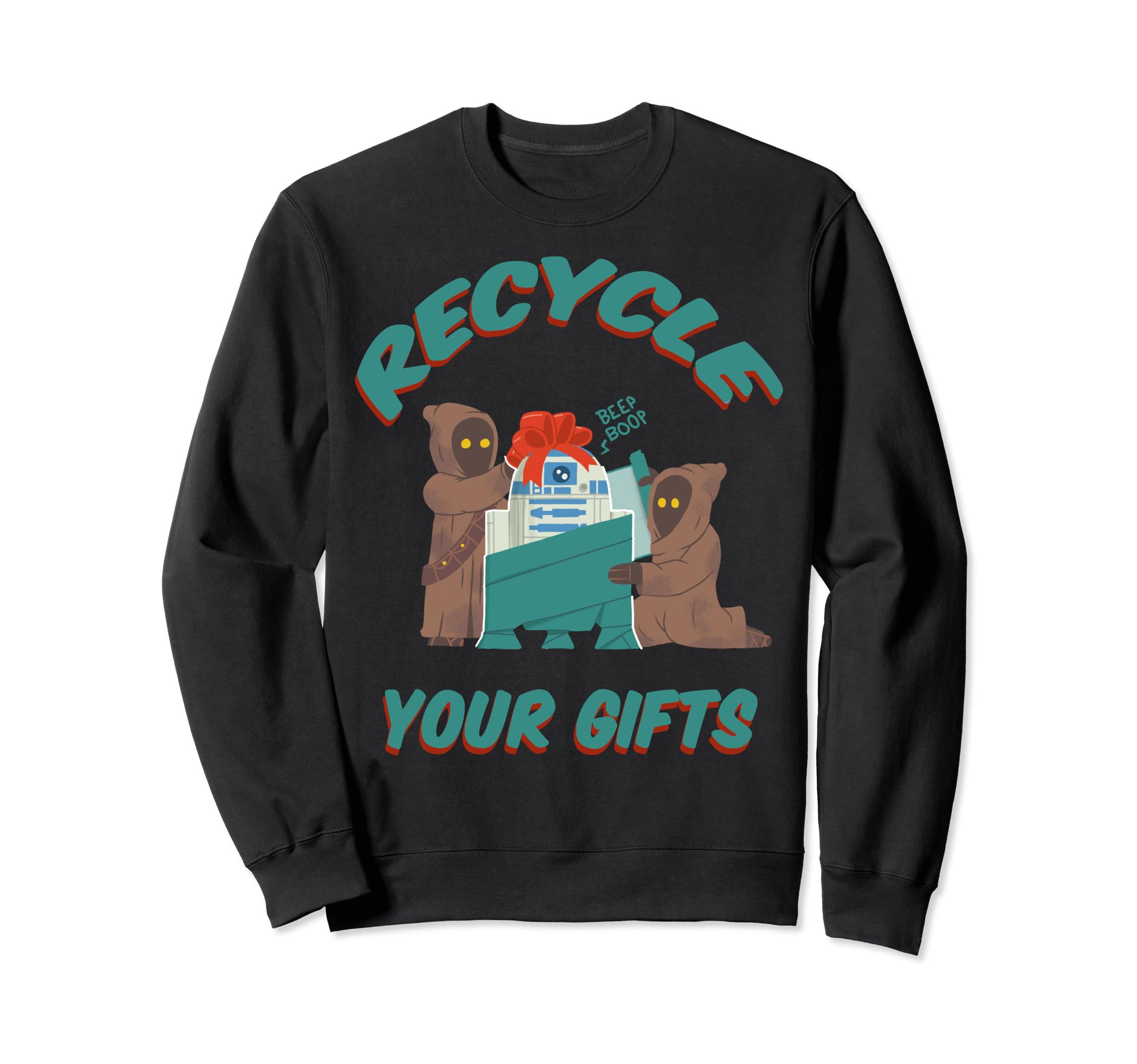 Sweat R2-D2 Star Wars Noël pour éviter le pull moche classique - 2