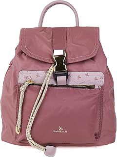 Naj Oleari Zaino/Borsa Donna In Nylon con Pattina, a Spalla e Mano Multitasche ART. 61697 Prodotto Realizzato con 100% Nylon Riciclato