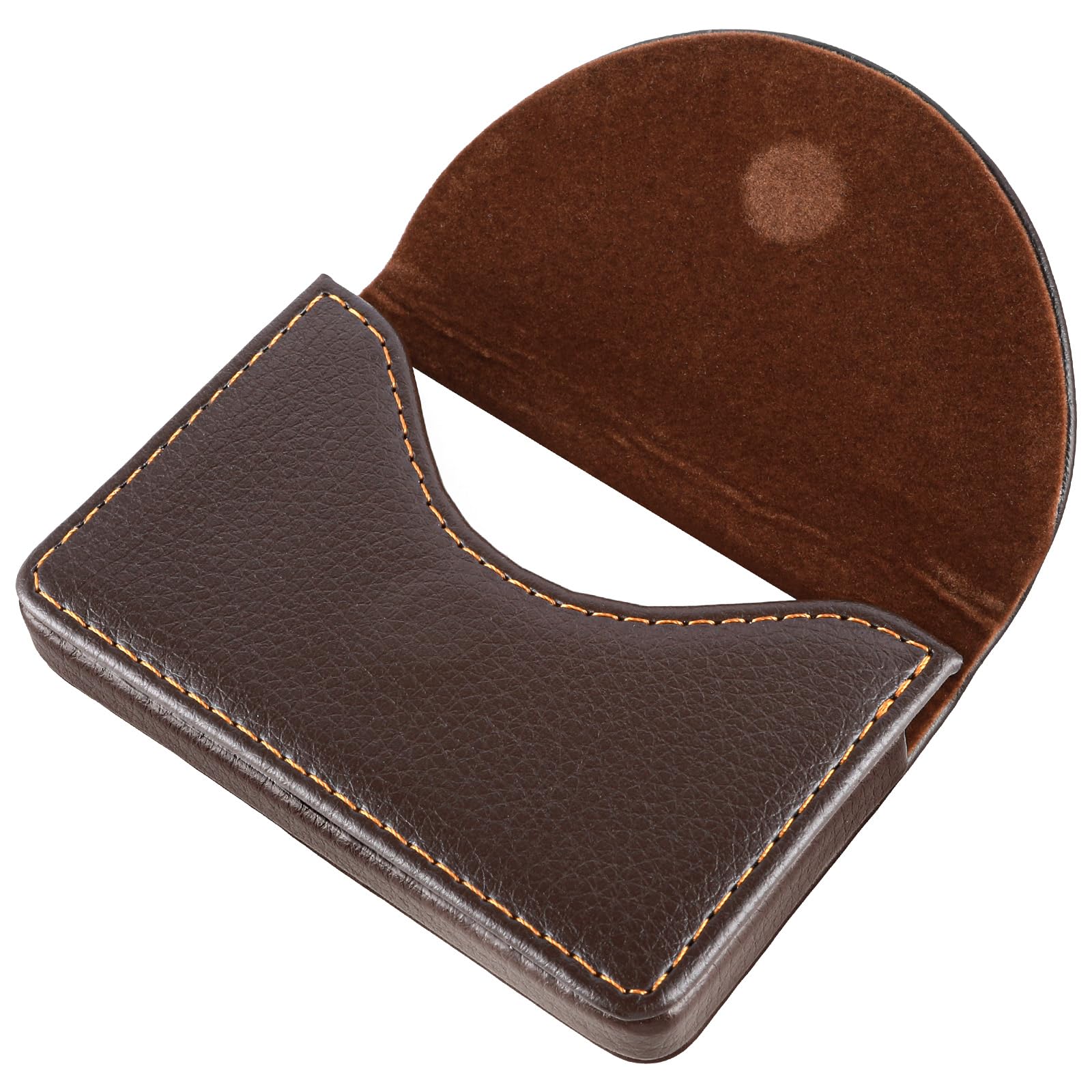 Business Card Holder PU Leather Business Card HoldersCard Case Pocket for Men or Women Professional Slim Business Cards Carrier Name Card Holder Wallet With Magnetic Shut