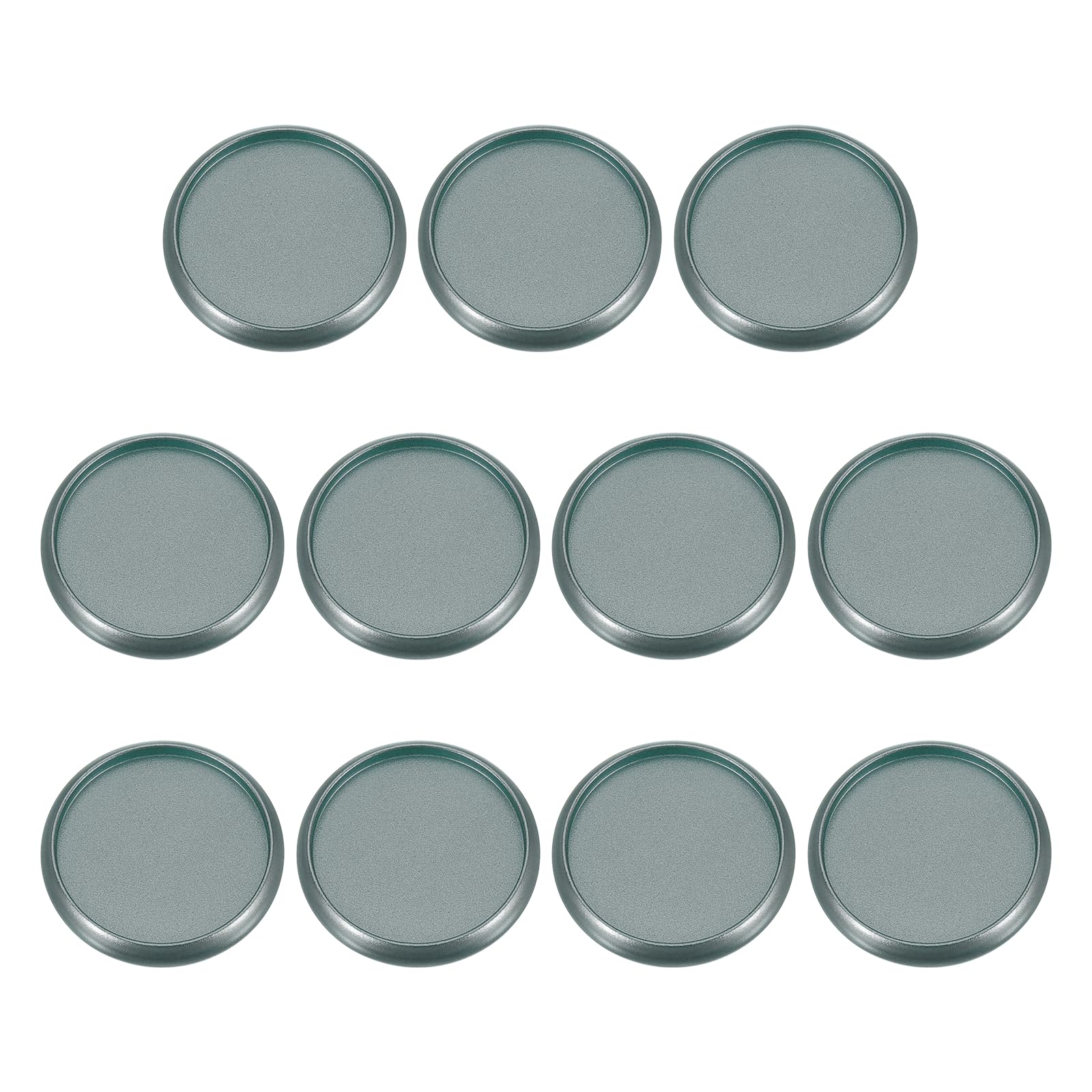 PATIKIL 28mm 1 1/9" Gray Round Book Binding Discs, 11 Pcs Aluminum Alloy Discbound Expansion Discs Round Binder Rings for DIY Notebook Planner