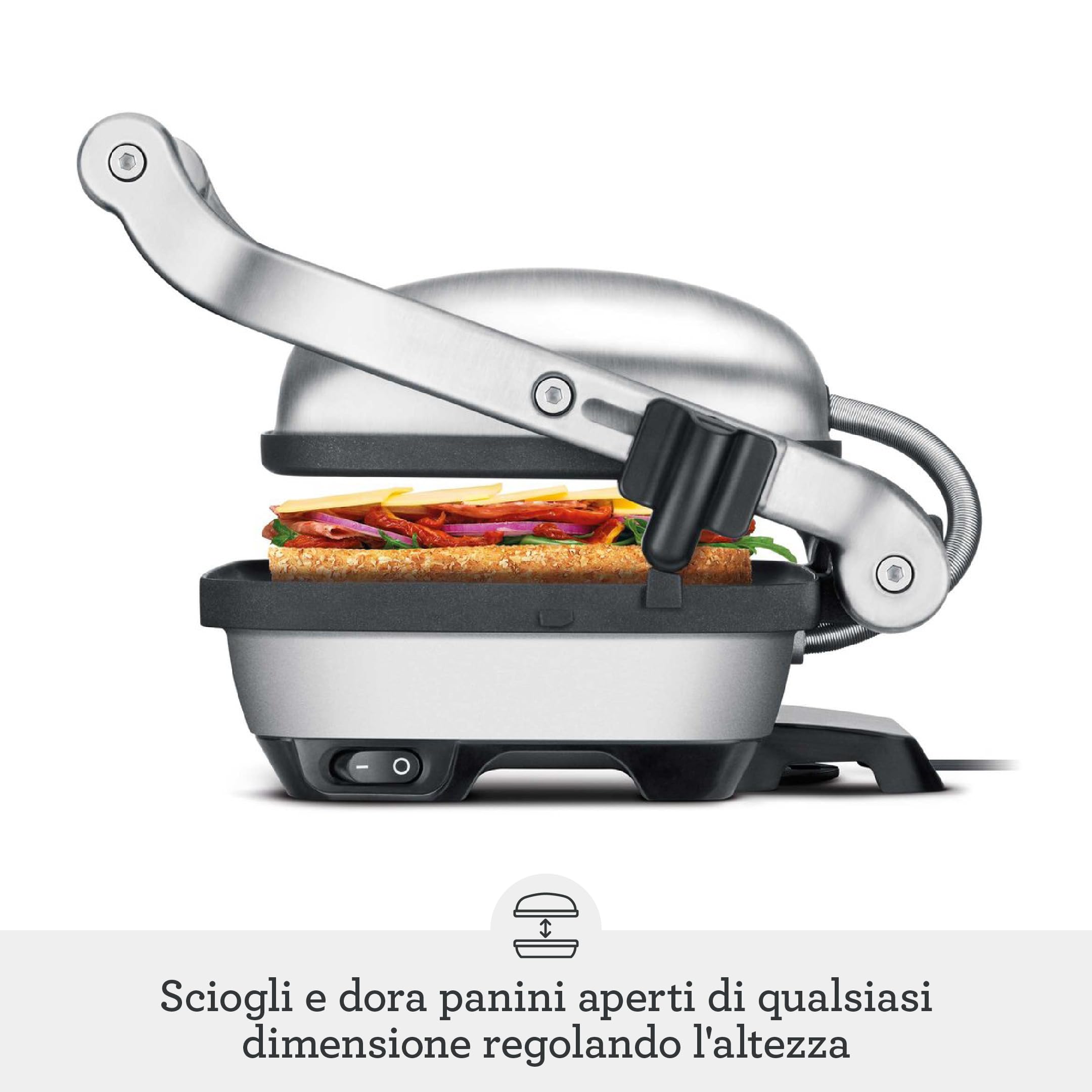 Sage - The Perfect Press - Tostapane per Panini - Acciaio Inox Spazzolato