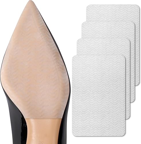 GQTJP Protector de suela de zapato, almohadillas antideslizantes autoadhesivas, agarres antideslizantes para zapatos, Transparente