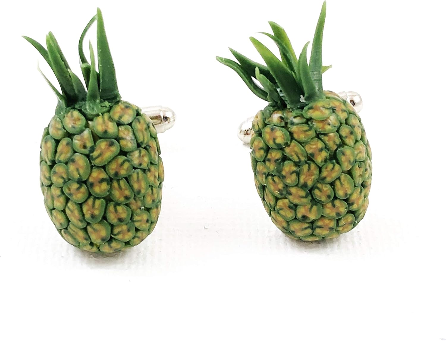 Pineapple Cufflinks, Lapel Pin, Earrings or Tie Bar