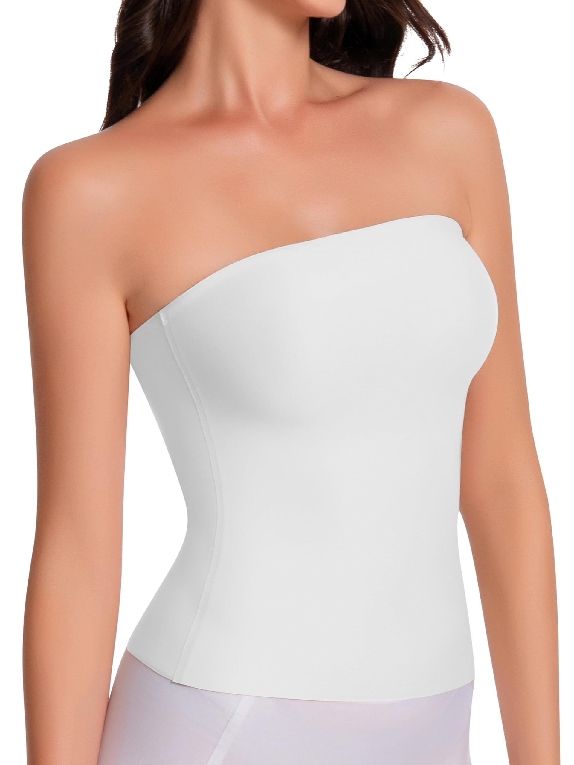 Artdear Tube Tops for Women Sexy Y2K Crop Top Double Lined Strapless Tank Summer Going Out Tops Air