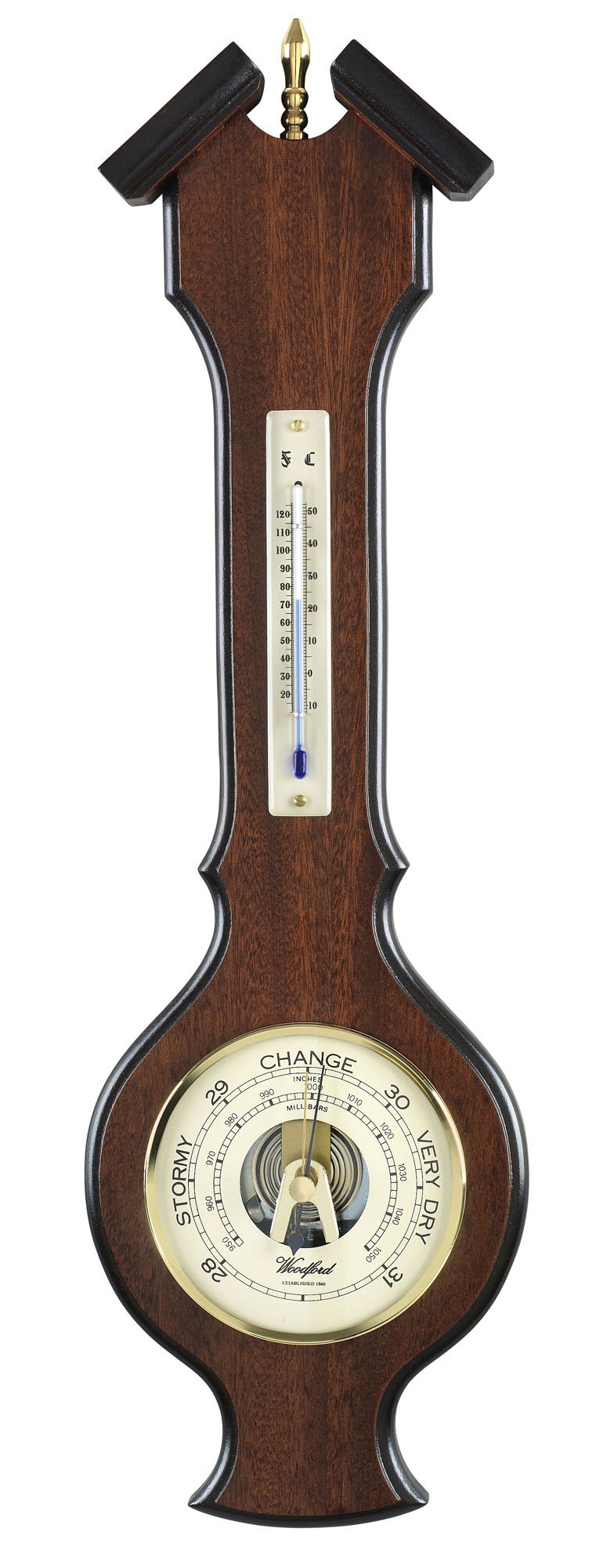 Buy Classic Banjo Design Wall Barometer & Thermometer British Made