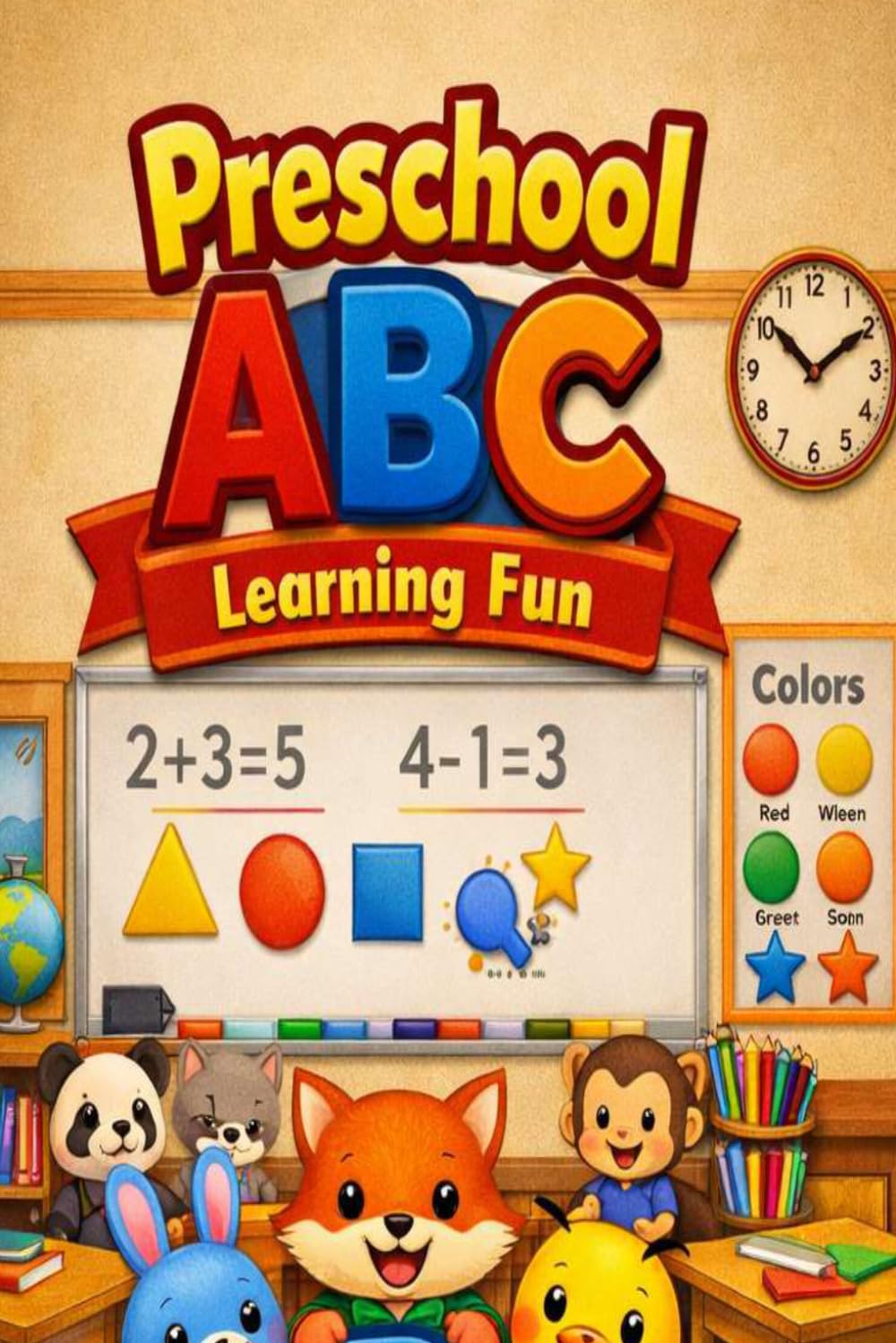 Coloring Book Alphabet Letter Learning: Preschool