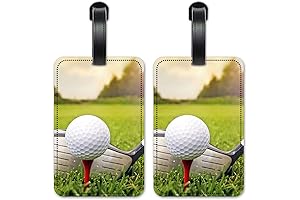 Golf Luggage Tag: Ace your Vacation with Tee-rific Identification