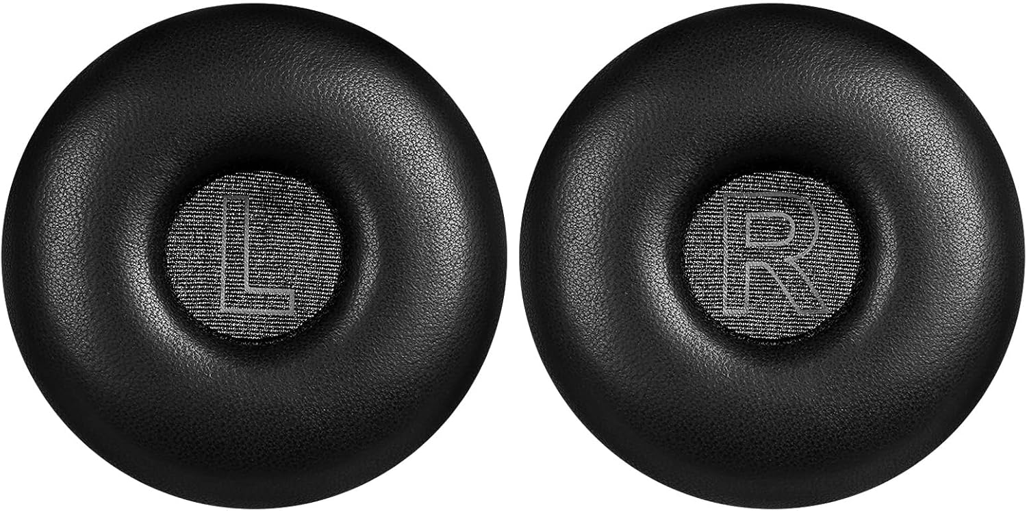 Geekria Elite Sheepskin Replacement Ear Pads Compatible with Bang & Olufsen Beoplay H8i Headphones Ear Cushions, Repair Parts (Black)