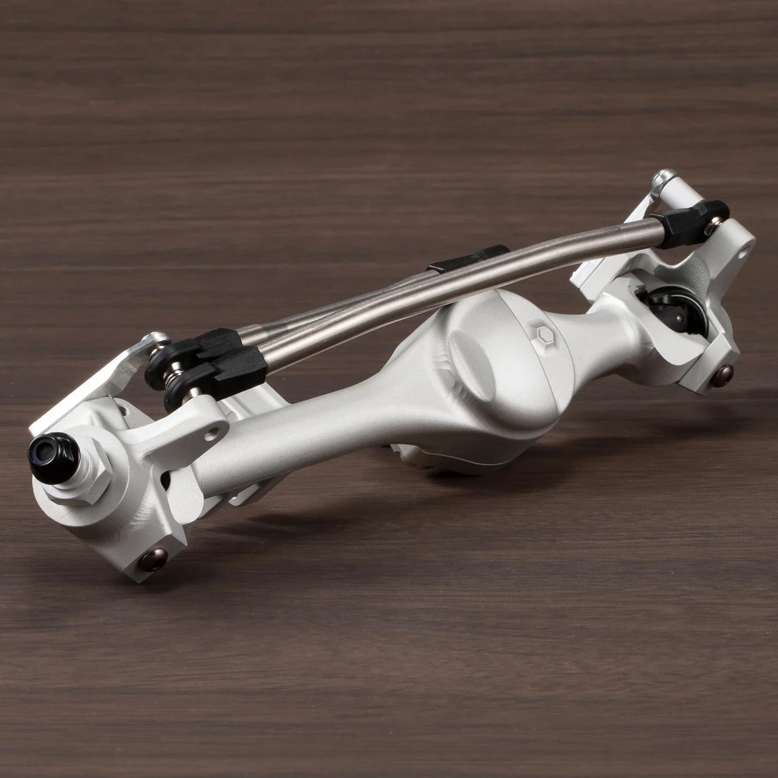 Machined Aluminum F10T Offset Straight Axle for VS4-10 SCX10 II Leaf Chassis 1/10 RC Crawler Built (Clear)