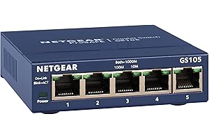 NETGEAR 5-Port Gigabit Ethernet Unmanaged Switch GS105NA