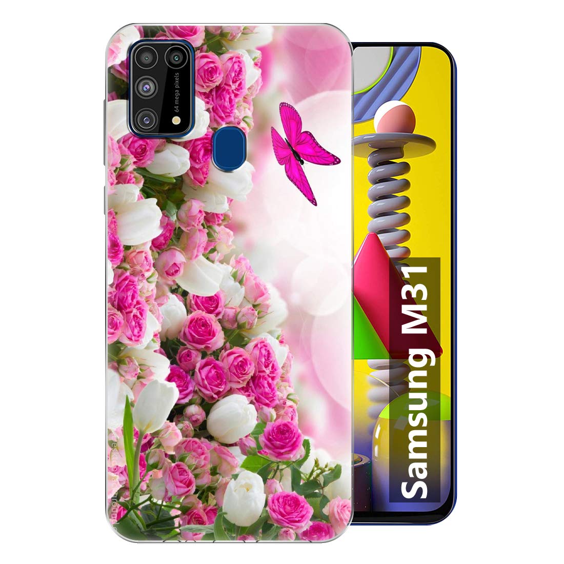 Fashionury Back Cover for Samsung Galaxy M31 (Silicone|Multi-Coloured) (B08766VFL9) Amazon Price History, Amazon Price Tracker