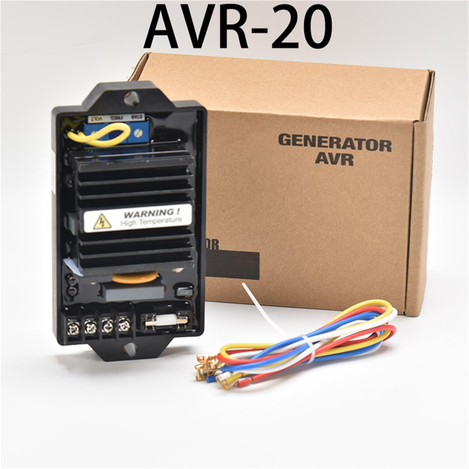 1 unidad AVR-20 AVR20 AVR, generador, regulador de voltaje automático, estabilizador sin escobillas, módulo control, piezas diésel