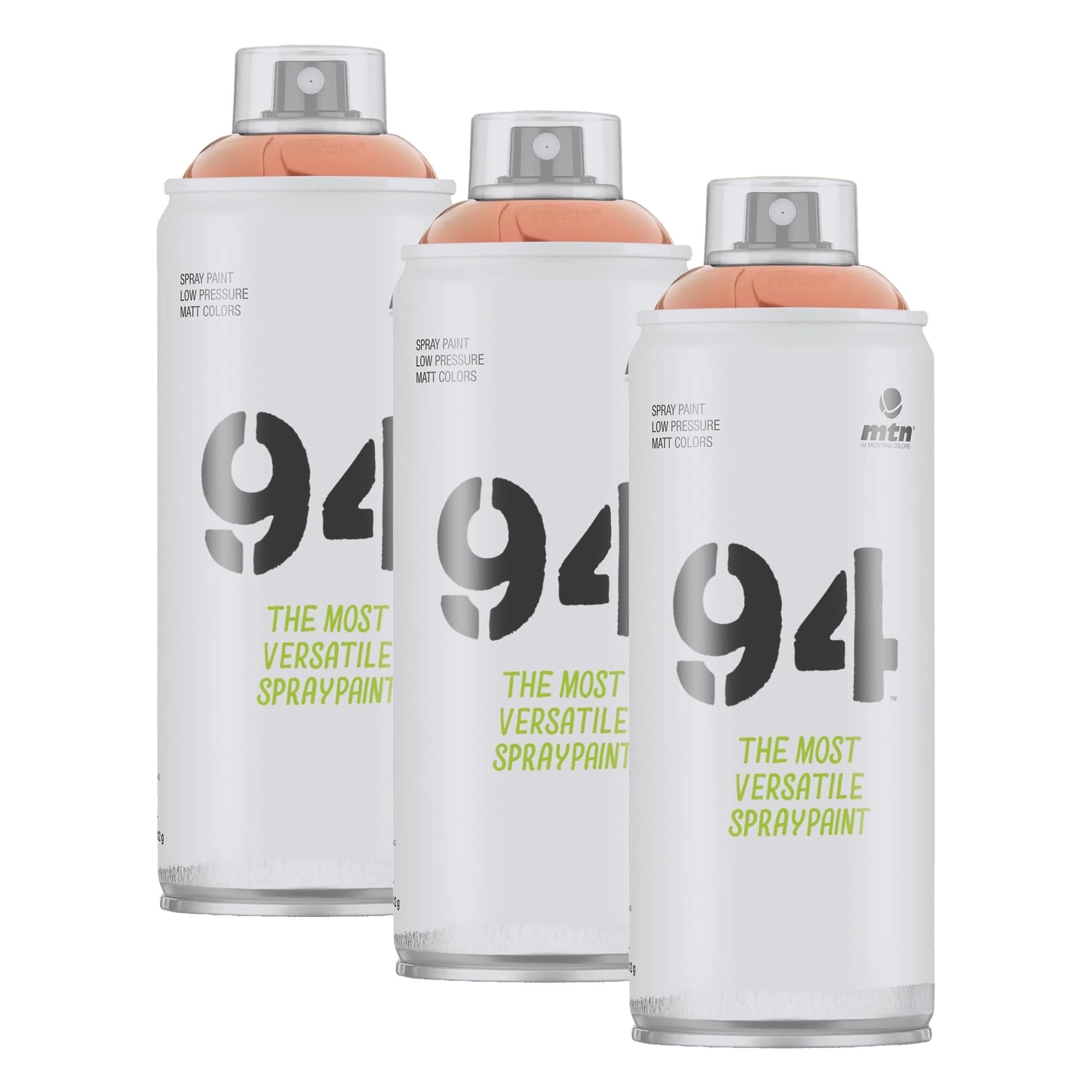MTN 94 Cobre Triunfo spray de pintura acrílica mate en pack de 3 botes de 400ml