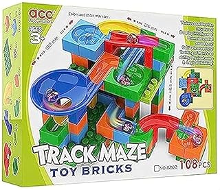 لعبة تركيب مكعبات للاطفال من تراك ميز - 108 قطعة