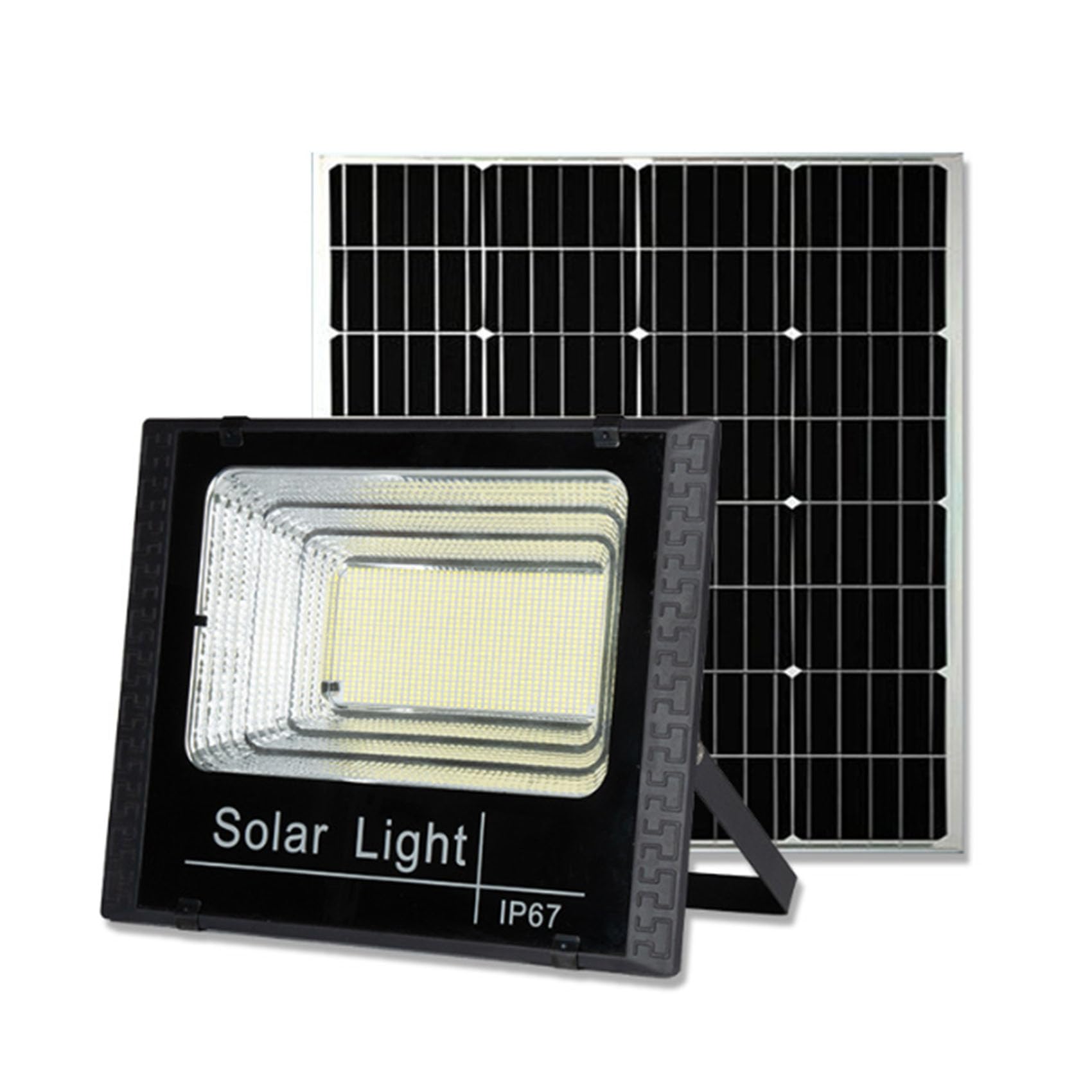 Projecteur solaire d'extérieur 200W pour illuminer votre jardin et sécuriser le garage