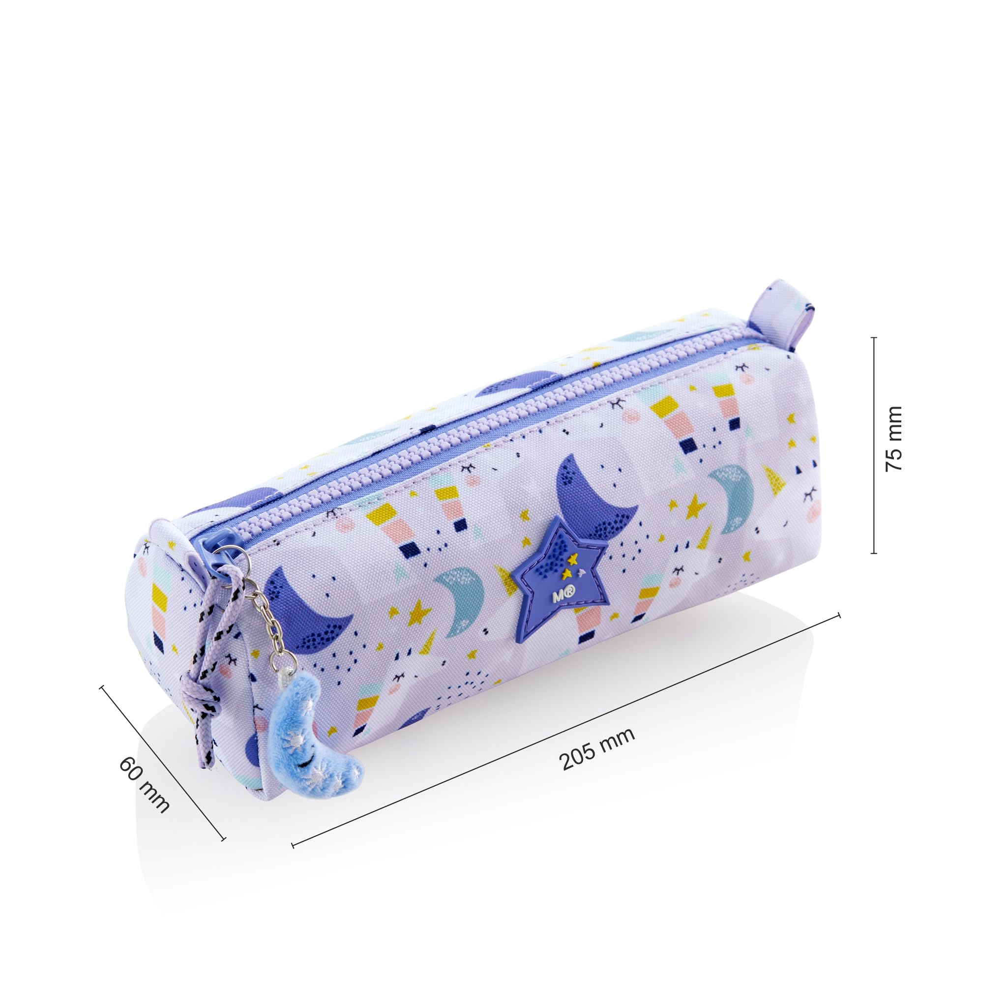 Miquelrius, Pencil case with a Compartment, Round School Pencil case, Durable Plastic Zip, Metal Handle - Image 4