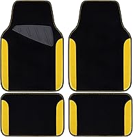 Vista 16 de CAR PASS Alfombrillas universales impermeables de cuero sintético de 3 filas para automóvil, alfombrillas negras para automóvil que se ajustan a