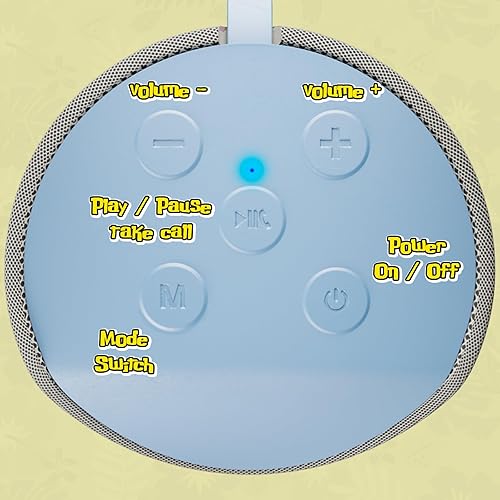 Miniatura 3 de Disney Lilo and Stitch - Altavoz inalámbrico Bluetooth - Altavoz inalámbrico recargable a prueba de salpicaduras con 3 horas de reproducciónranura