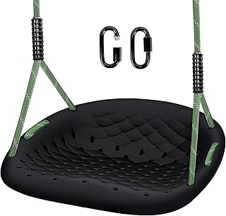 Heavy Duty Tree Swing, 550LBS Capacity Outdoor Swing Seat for Adults & Kids, Height