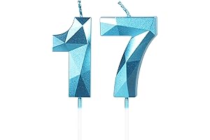 Joyful 17th Birthday Cake Topper