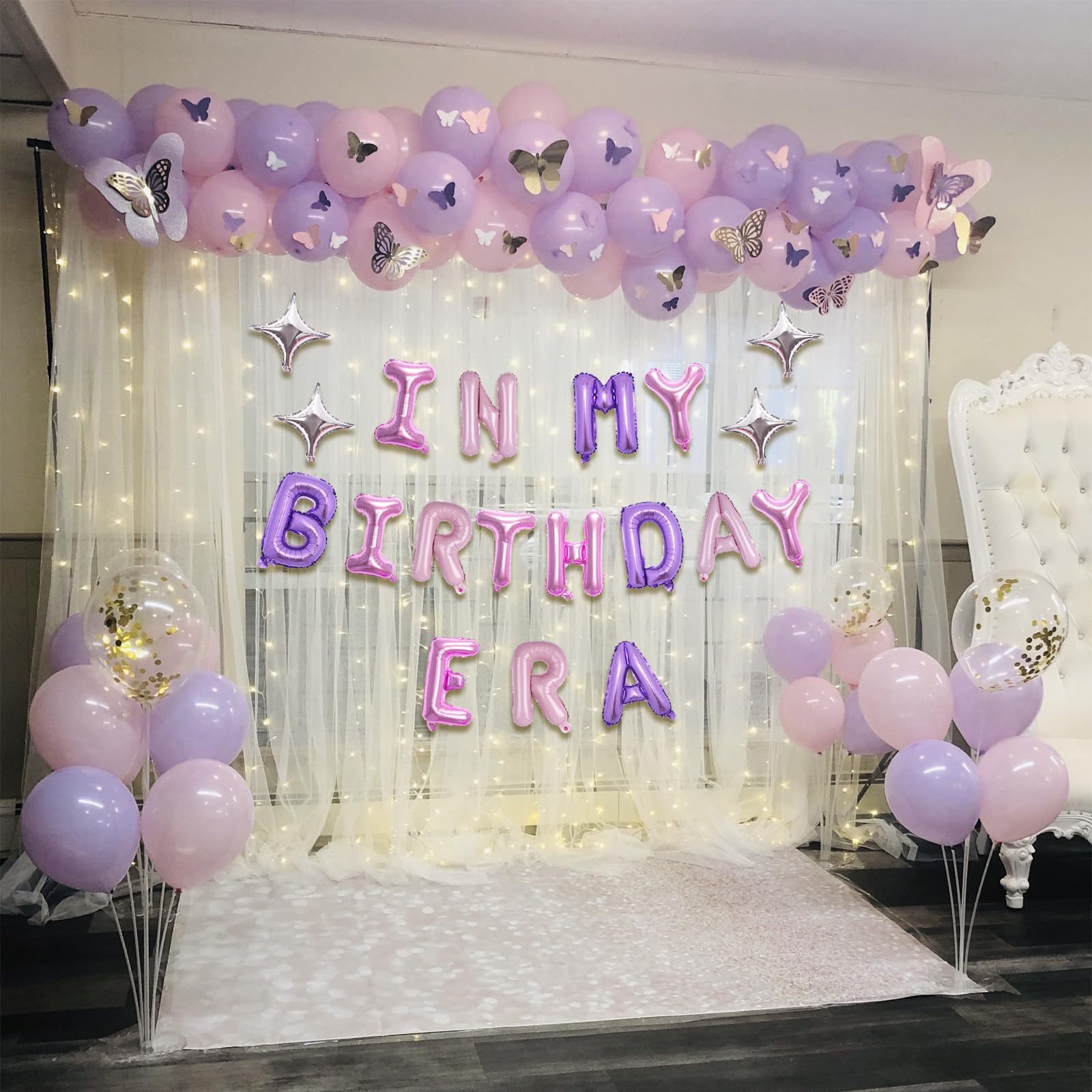 Produktbild von In My Birthday Era Banner InMemory Backdrop Pastel Green Disco