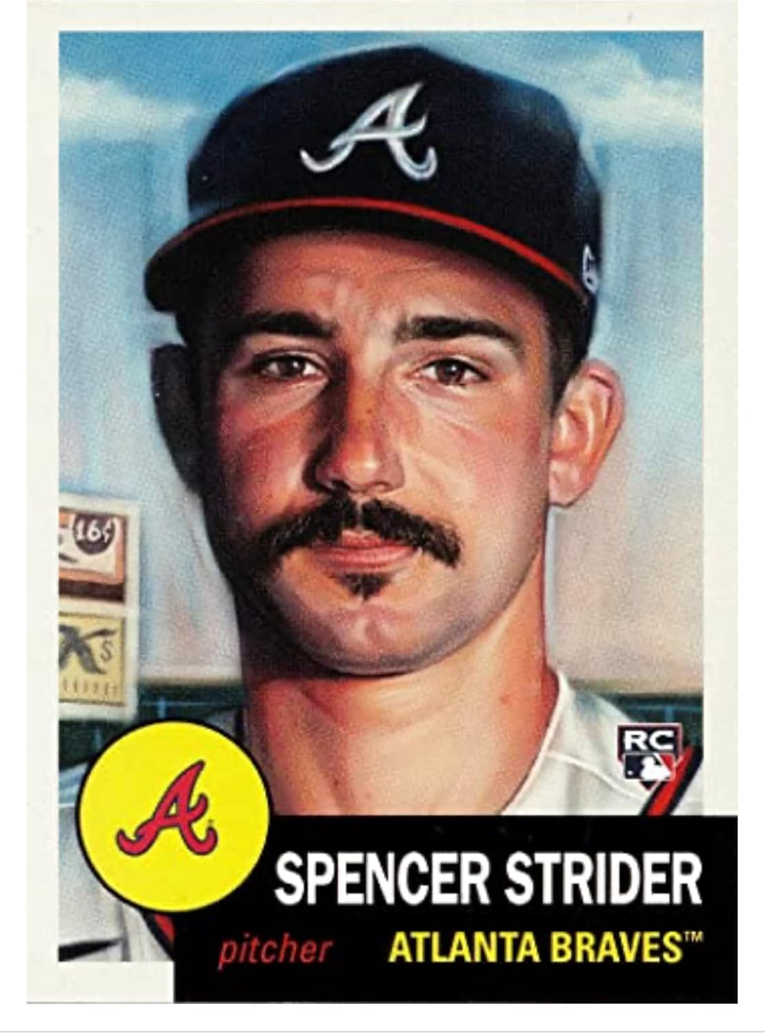 2022 Topps Living Set Baseball #551 Spencer Strider Rookie Card Atlanta Braves - Shipped in Protective Screwdown holder