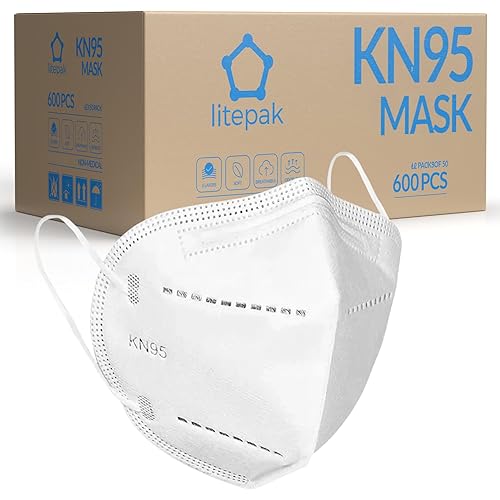 KN95 Face Masks, Premium 5-Layer Disposable Dust Mask Respirator for