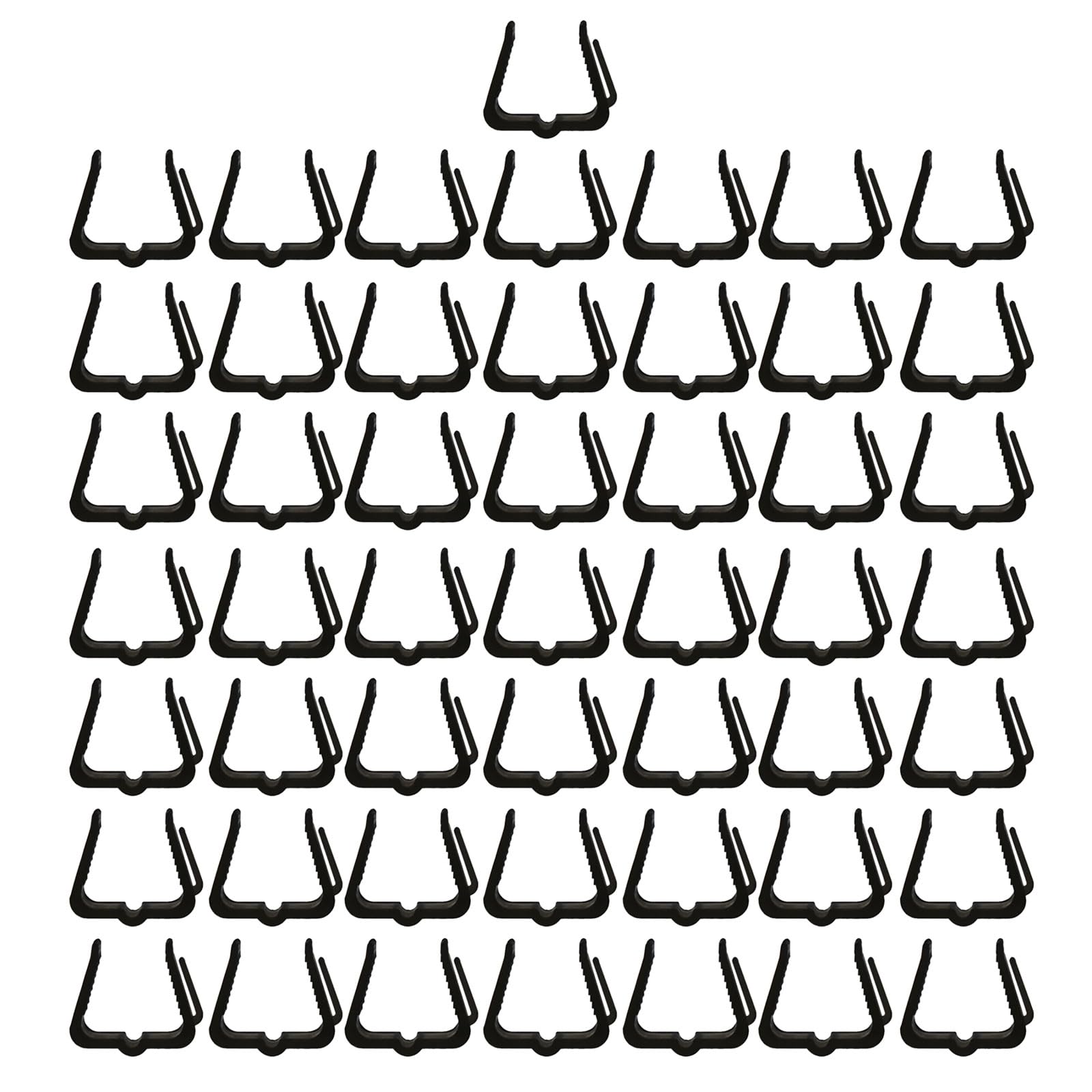 Msioytog 50pcs Christmas Light Clip for Roof Gutter and Eave Decoration Sturdy and Practical Hanging Solution Fascia Board Clip
