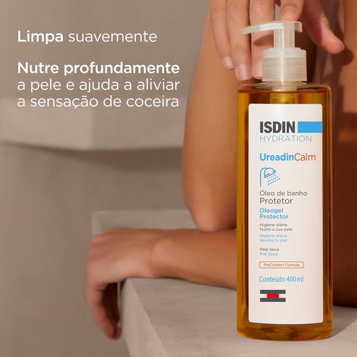 ISDIN Óleo de Banho Ureadin Calm OleoGel - 400ml