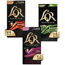 L’Or – Capsule Caffè Espresso Confezione Mista – Variety Pack Origini – 100 Capsule di Alluminio Compatibili Nespresso®* original – 40 Colombia, 40 Papua New Guinea, 20 India