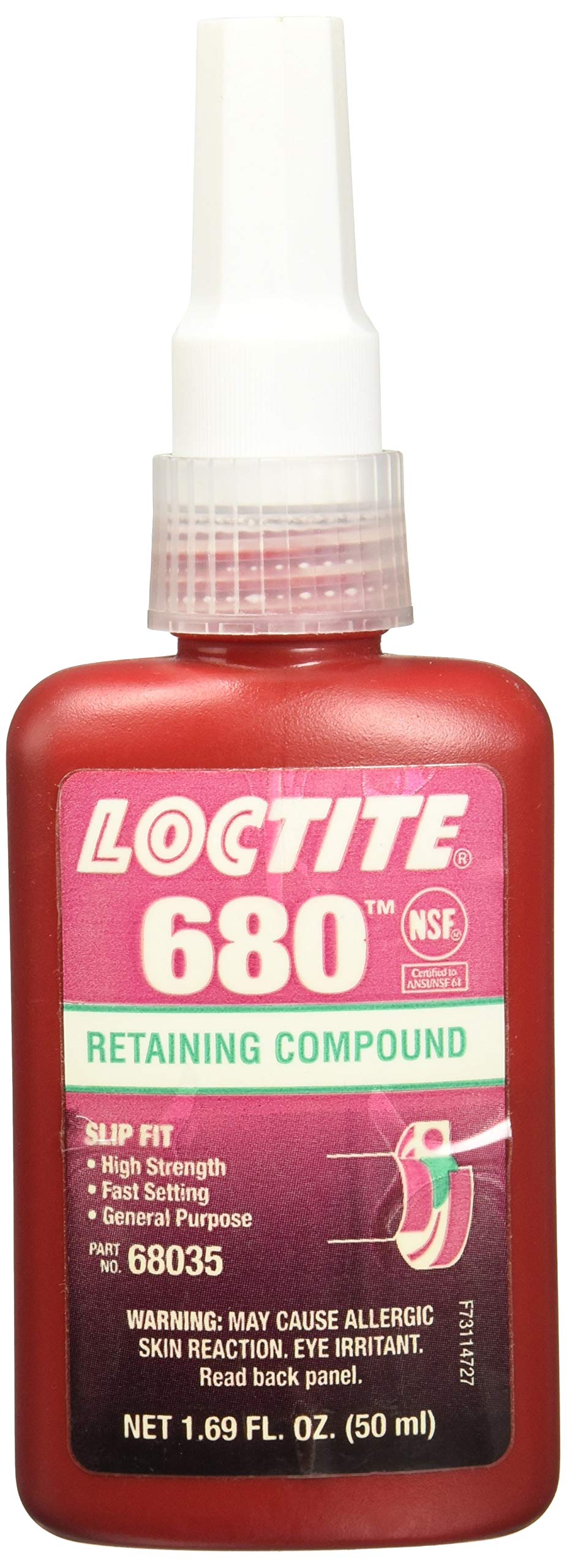 Retaining Compound, 50mL, 4000 psi, 0.015in