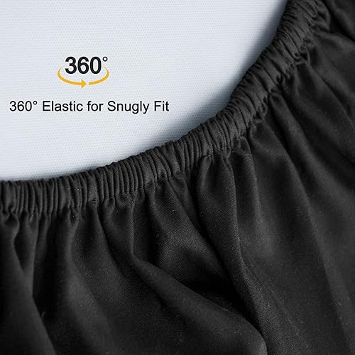 Miniatura 5 de david's kids Paquete de 2 sábanas ajustables impermeables para cuna, ultra suaves y transpirables, para niños y niñas, neutrales, se ajustan a