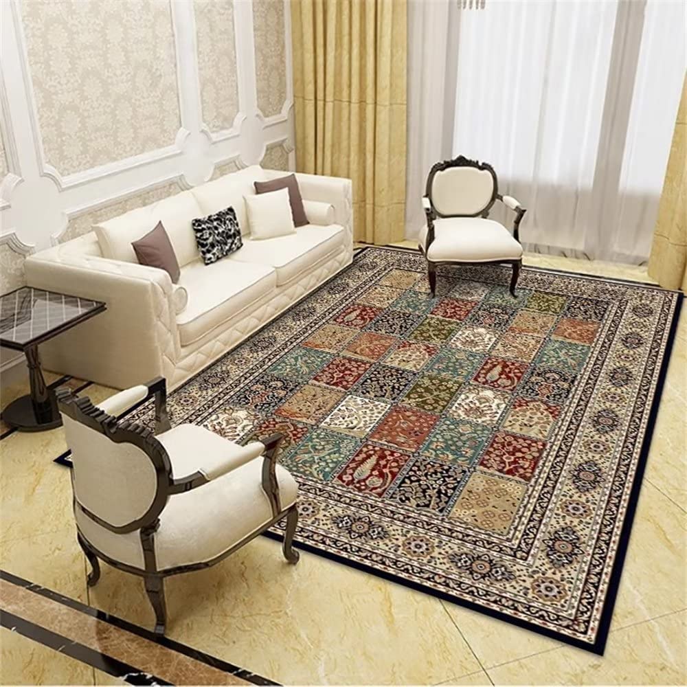Tapis ne se déforment pas 60x120cm rouge floral de qualité supérieure
