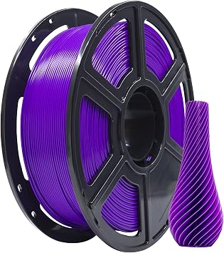 FLASHFORGE PLA Filament 1.75mm, 3D Printer Filament 1kg 2.2lbs Spool, Dimensional Accuracy +/- 0.02mm, 3D Printing Filament Easy to Use and Fits for Most FDM 3D Printers Purple