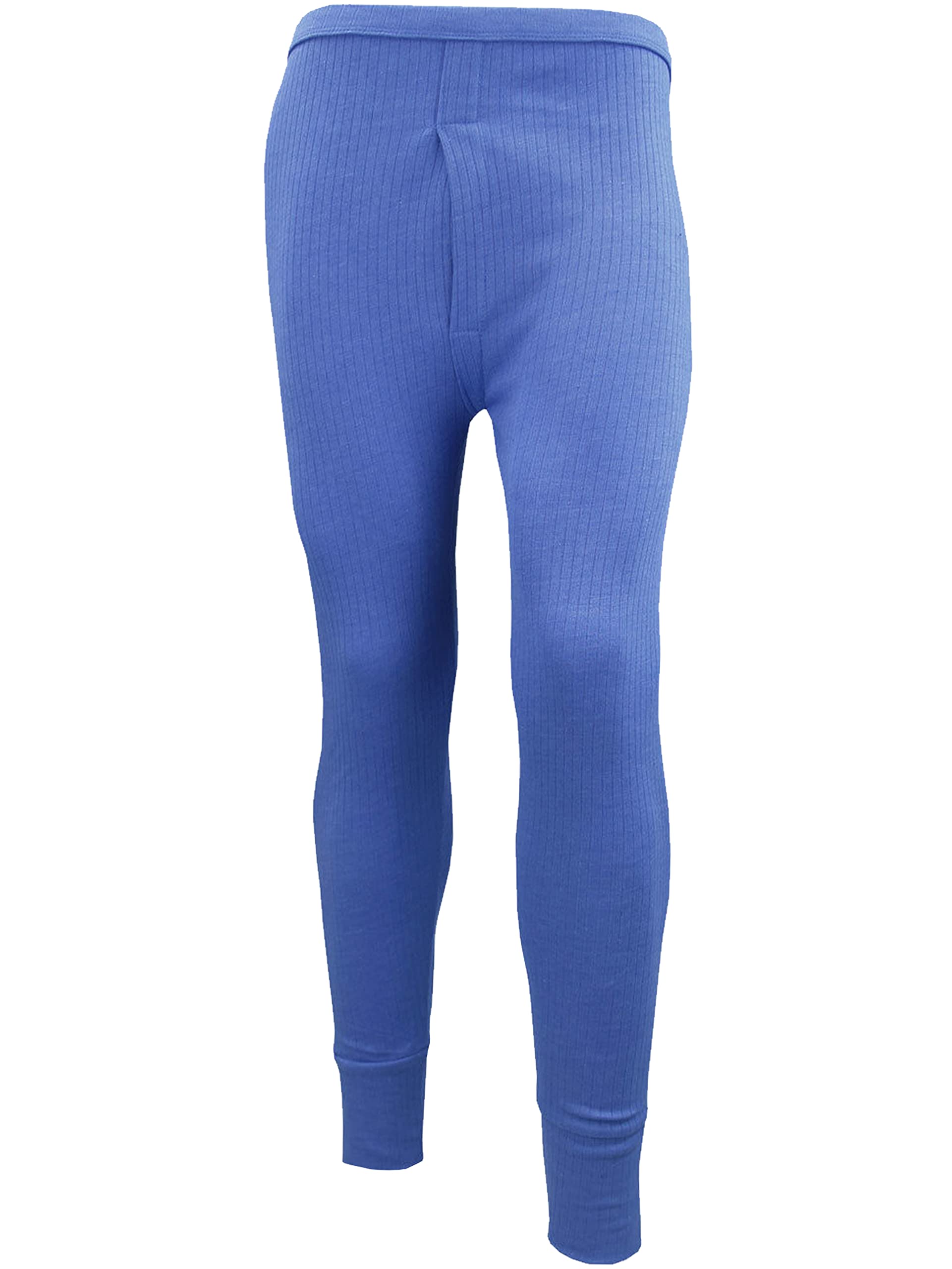 989Zé Enzo Men's Blue Thermal Bottoms Long Johns Bottom Trouser Underwear Ski Winter Warmer Stretch Pants (, 6XL)