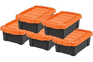 IRIS USA 3 Gallon Lockable Storage Tote Set