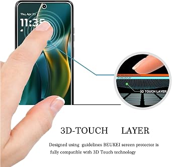 (3 Pack Designed for Motorola Moto G 5G (2026/2025) / XT2613 / XT2513 Screen Protector Tempered Glass, Touch Sensitive, 9H Hardness