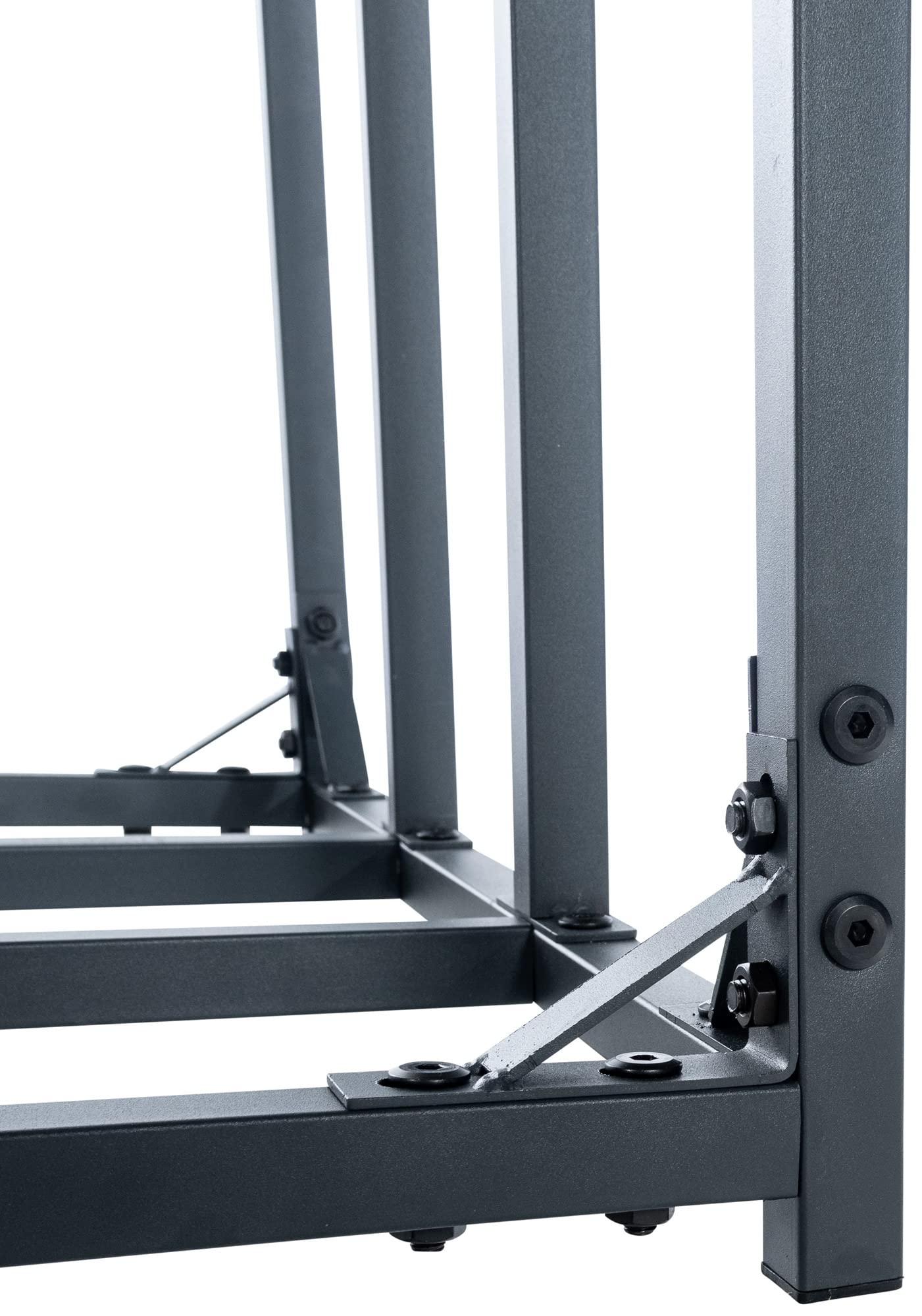 CLP Kaminholzunterstand Ruston Aluminium I Kaminholzregal Anthrazit I Holzlager Aus Aluminium I Feuerholzregal Für Außen, Größe:XL